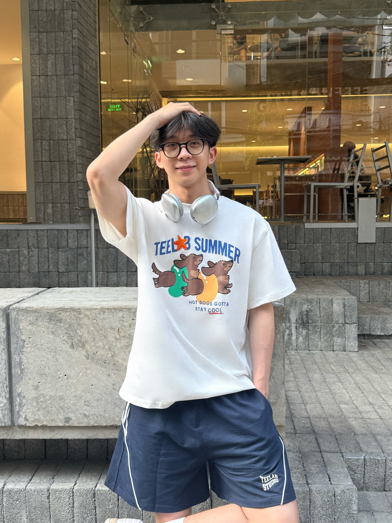 Mô tả Áo Thun Teelab Hot Dogs Form Rộng In Lụa 3 Màu Hot Trend Local Brand Unisex TS323 - 5