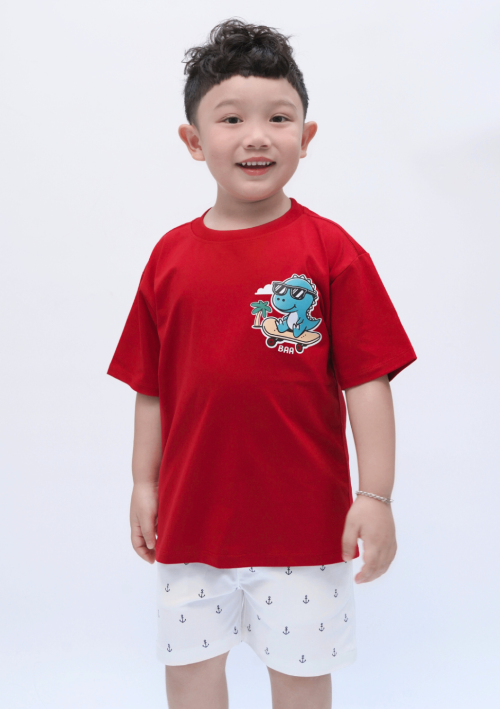 Mô tả Áo thun đi học bé trai, áo thun ngắn tay, áo phông cộc tay cotton từ 1-10 tuổi Baa Baby - B-BC-AT30N - 1