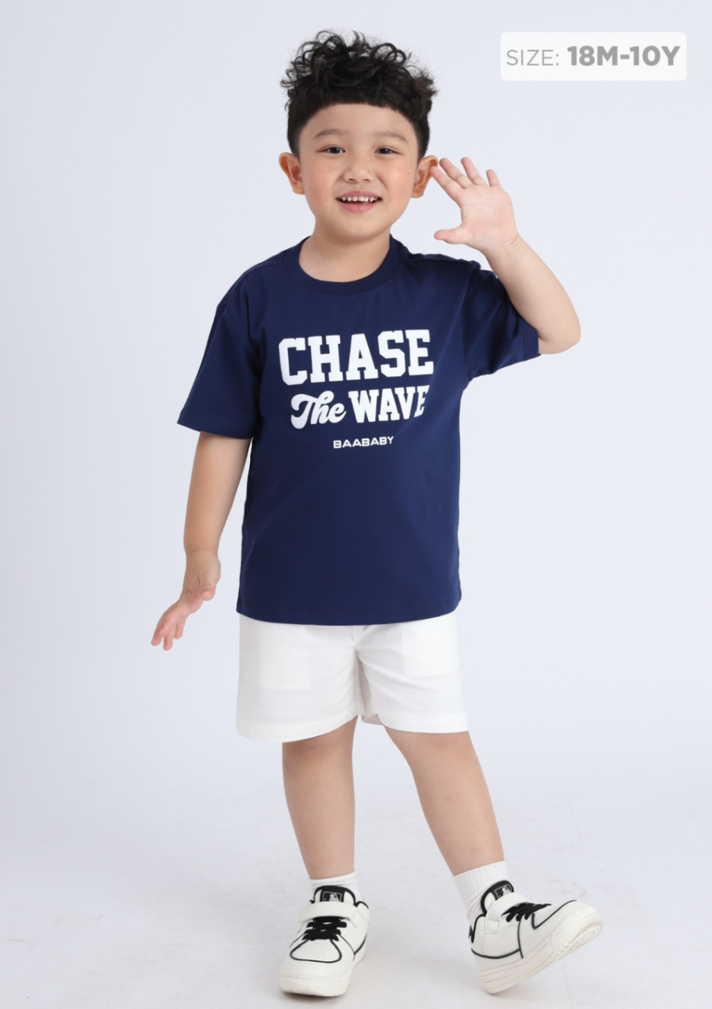 Mô tả Áo thun cho bé trai, áo thun form rộng từ 1-10 tuổi ,áo thun cotton cho bé Baa Baby B-BC-AT30N - 1