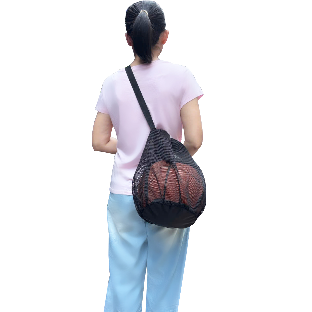 Mô tả Balo dây rút lưới thể thao TROY đựng bóng rổ, bóng đá, chất vải lưới thoáng khí, dây màu ngẫu nhiên - 11