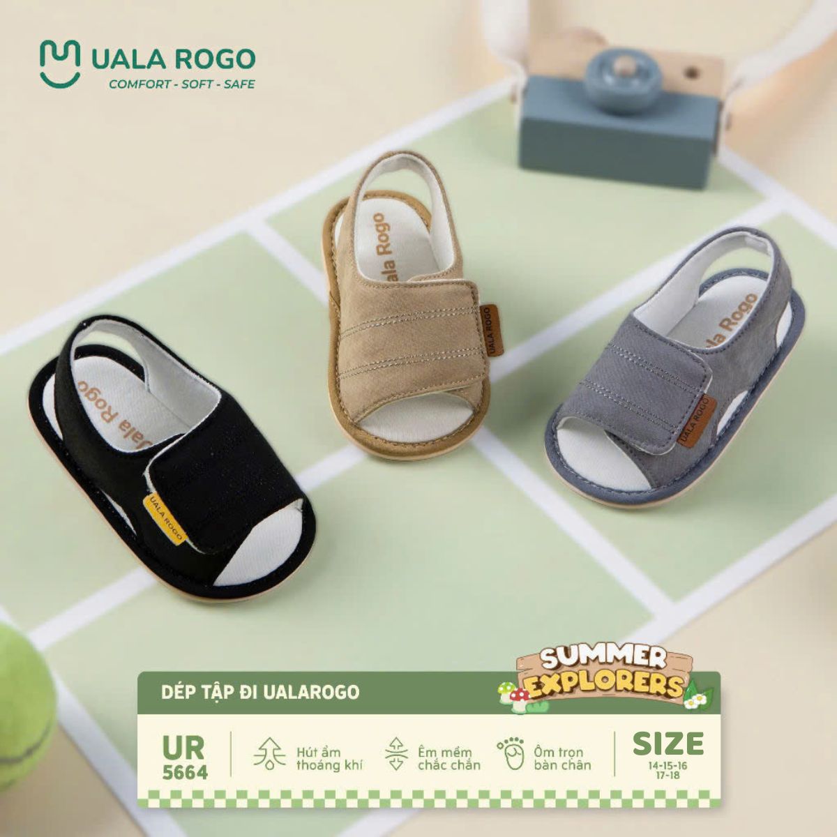 Màu sắc dép Ualarogo 5584