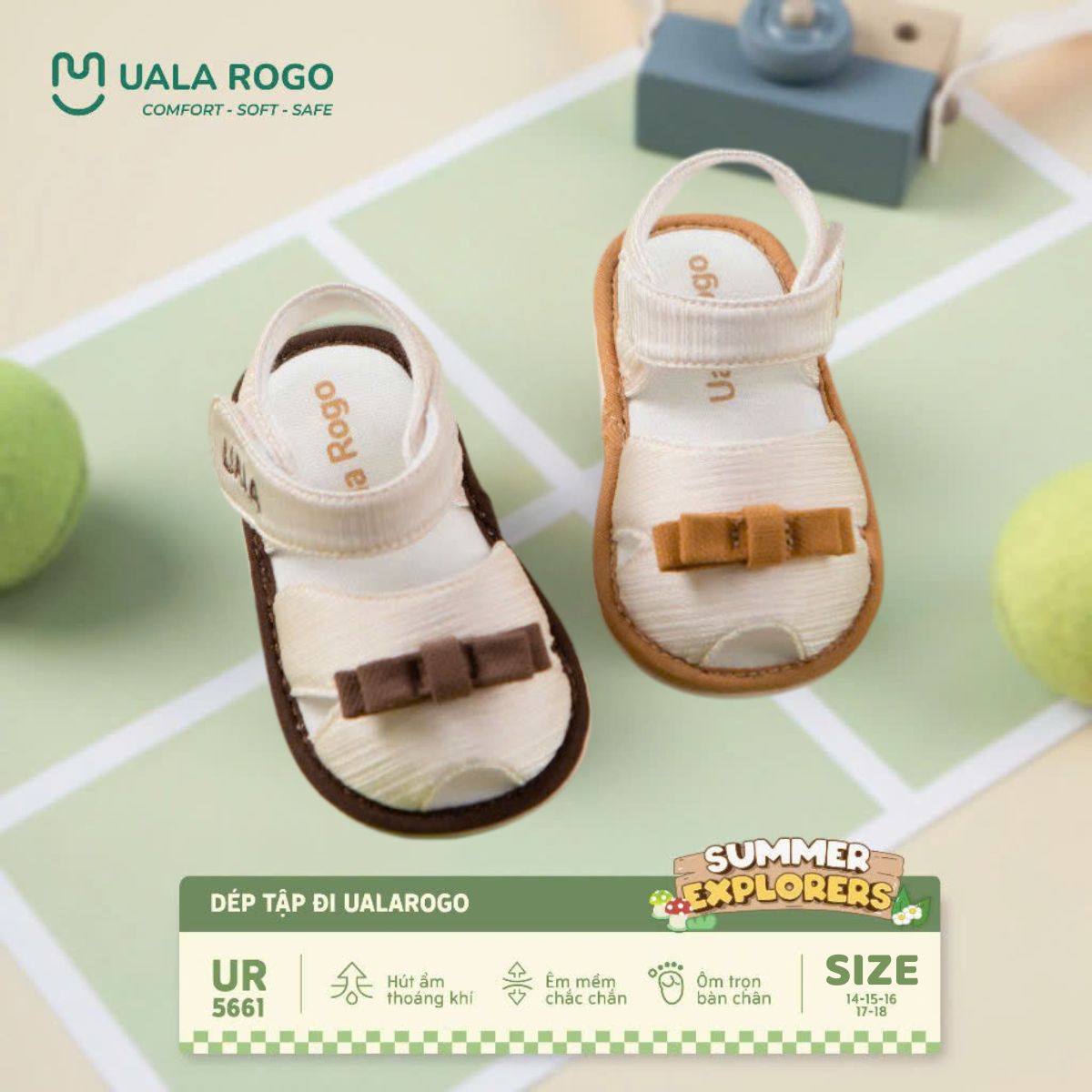 Quai dán điều chỉnh dép Ualarogo 5584