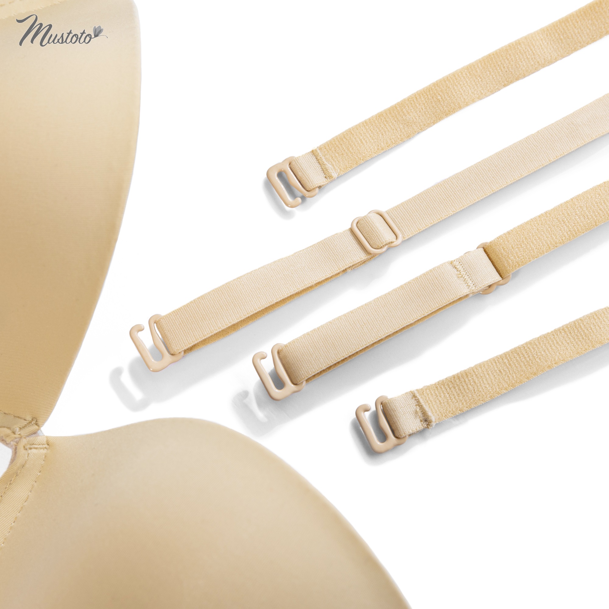 Mô tả Áo Lót Bra Mustoto Tháo Dây Chống Tụt Multiway 6 Cách Mặc (MA30) - 1