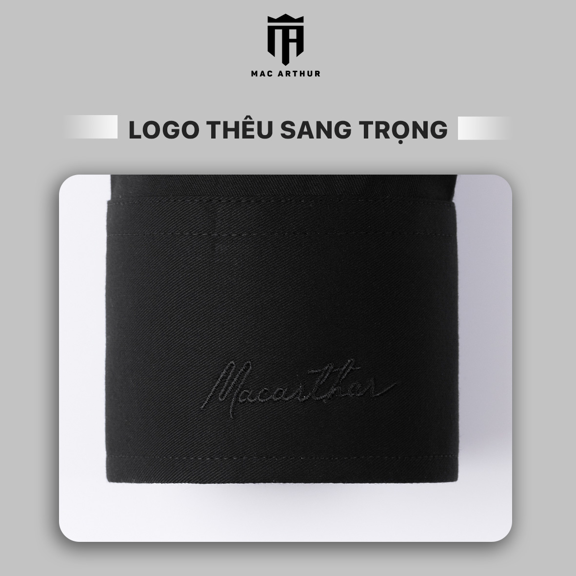 Mô tả Áo sơ mi nam dài tay cao cấp MAC ARTHUR chống Nhăn, Slimfit tôn dáng, co giãn - 3