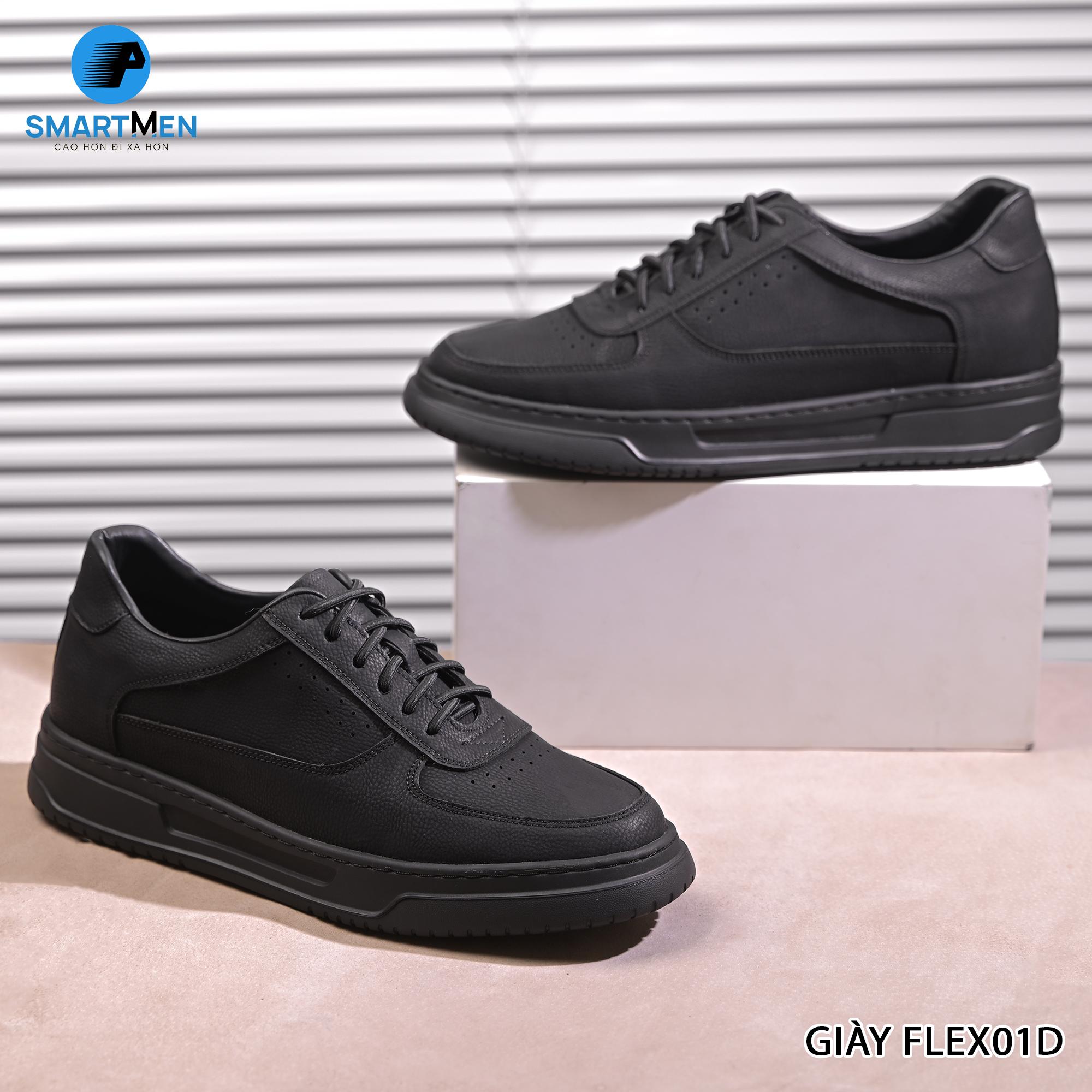 Mô tả Giày Sneaker tăng chiều cao thể thao siêu nhẹ FLEX-01 Đen - 1
