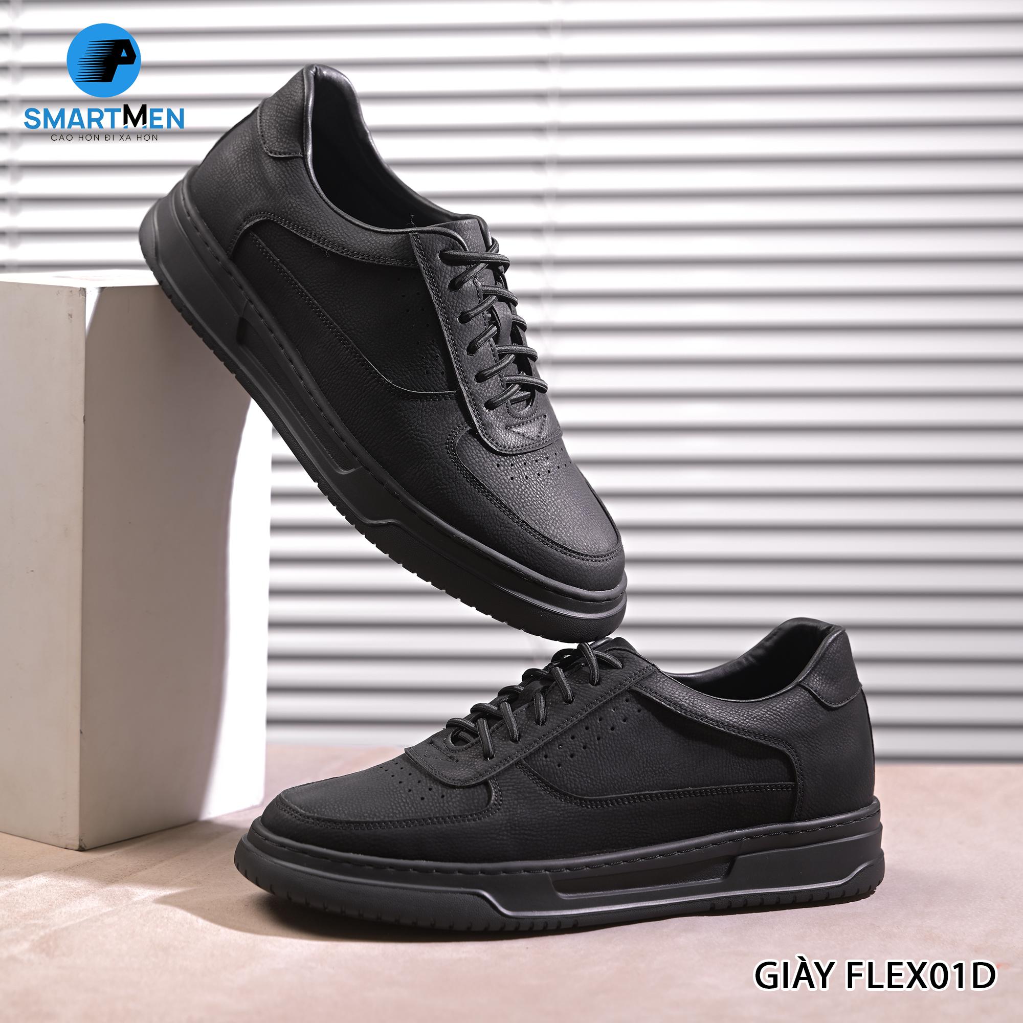 Mô tả Giày Sneaker tăng chiều cao thể thao siêu nhẹ FLEX-01 Đen - 2