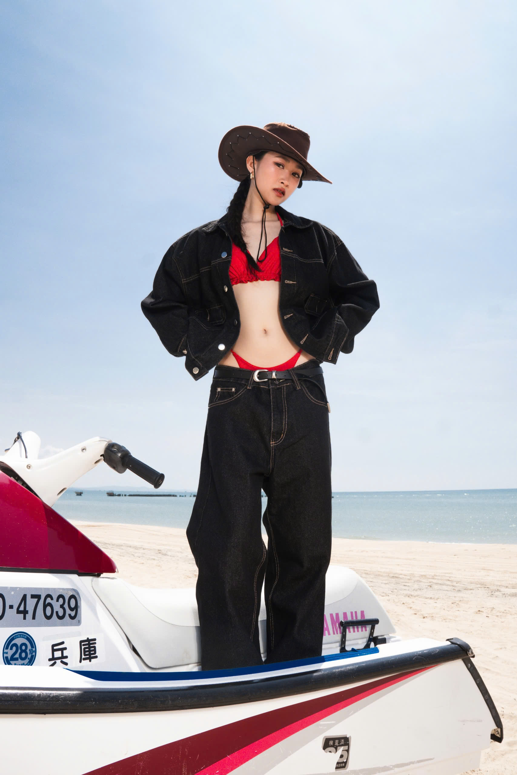 Mô tả Quần dài jean nam EXTRA ống rộng CAPMAN CLUB, phom rộng trẻ trung - thoải mái - 5