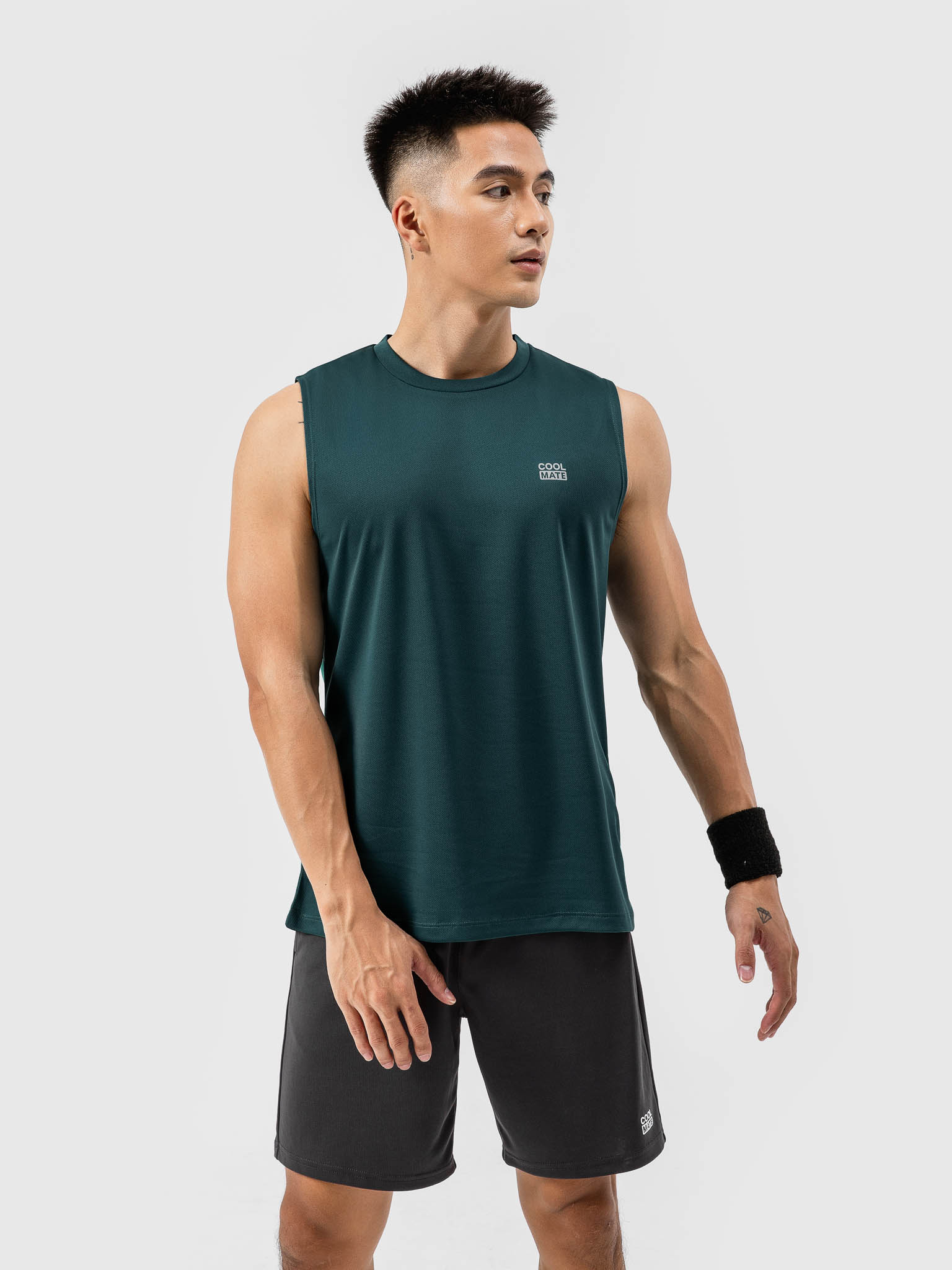 Mô tả Áo Sleeveless tanktop thể thao Active Essentials thấm hút nhanh khô Coolmate - 1