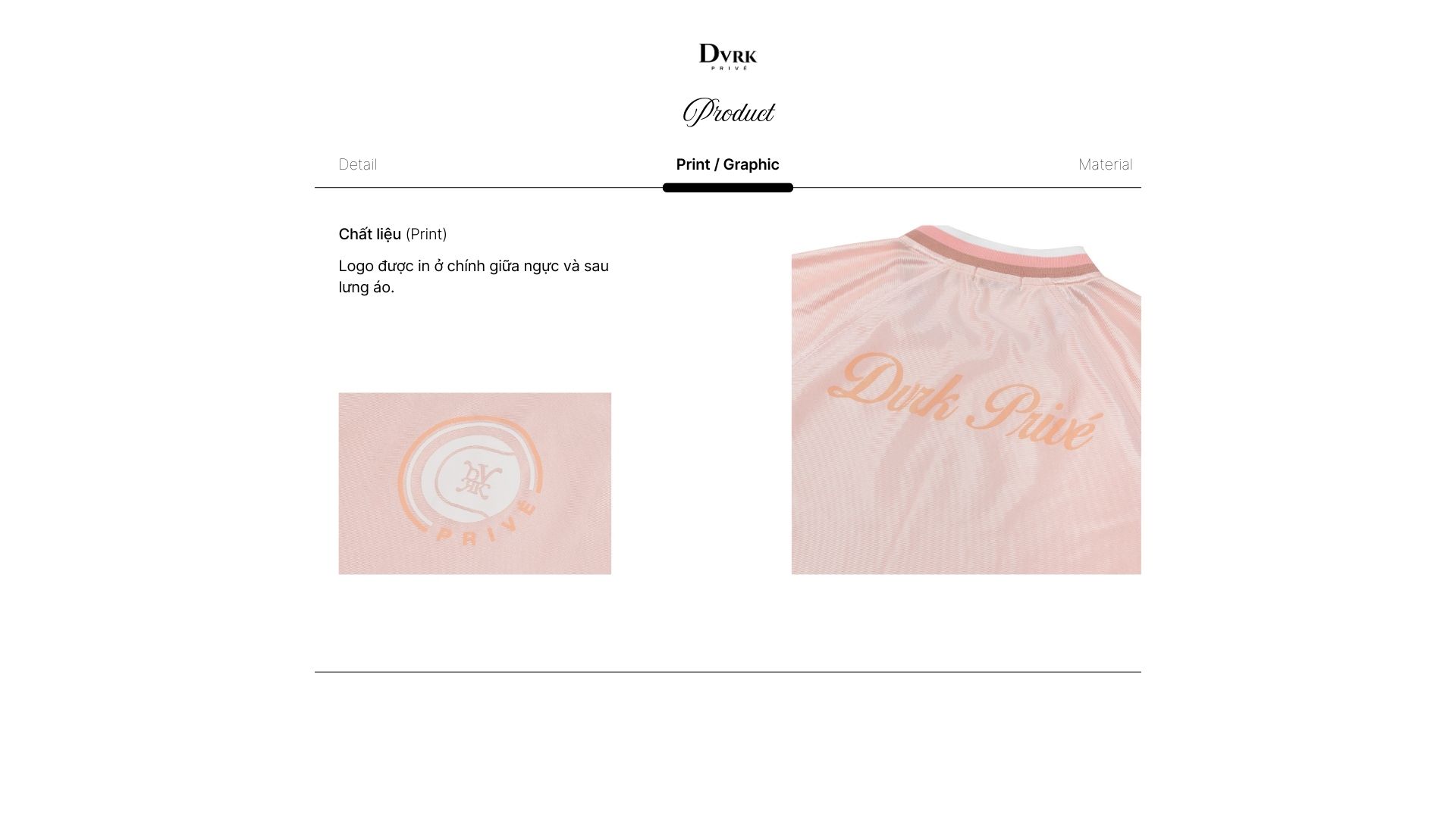 Mô tả DVRK - Áo Thun Baseball Tay Ngắn Cổ Sọc Form Loose Màu Hồng-DVRK-25R - 2
