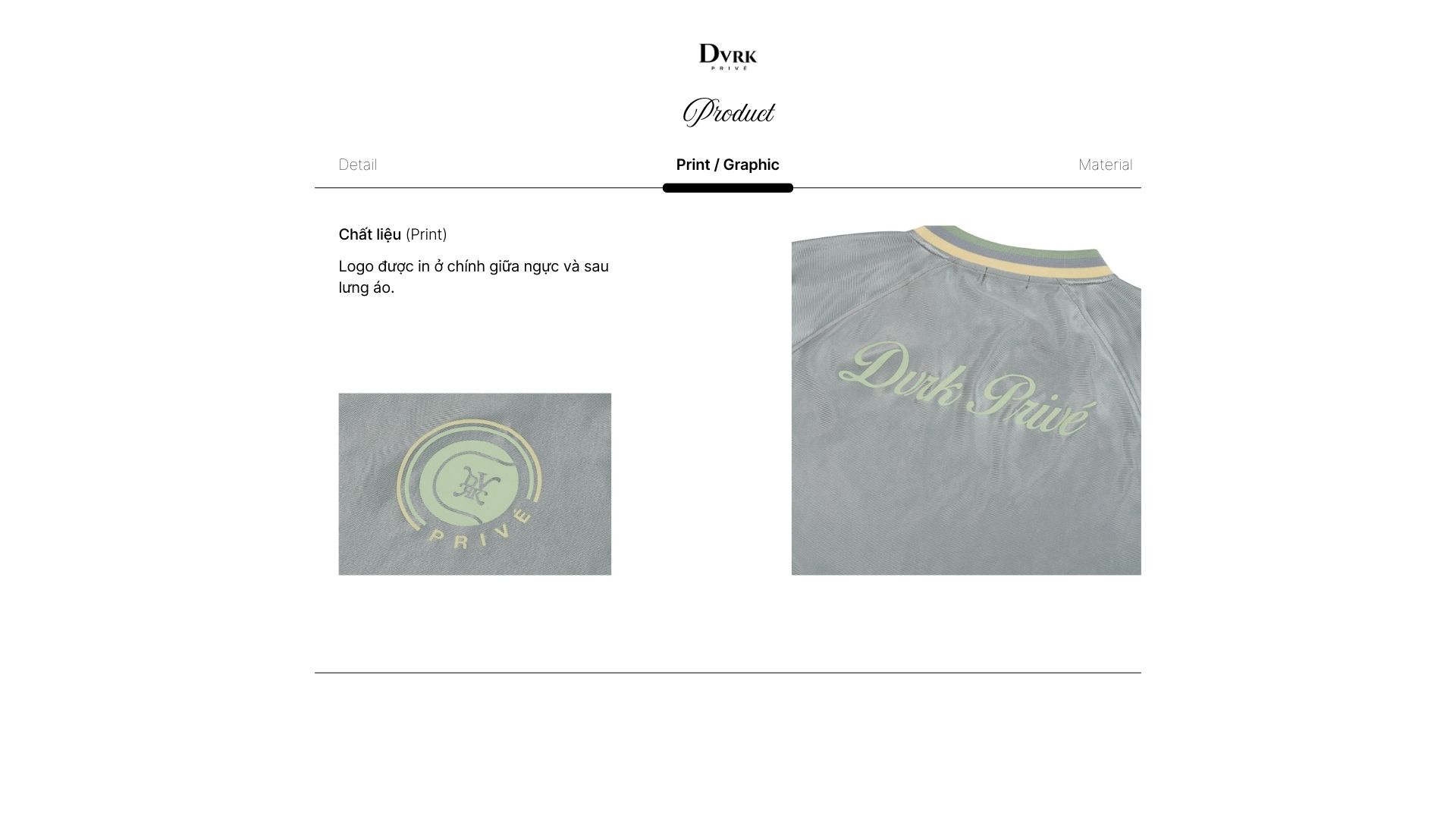 Mô tả DVRK - Áo Thun Baseball Tay Ngắn Cổ Sọc Form Loose Màu Xám-DVRK-25R - 2