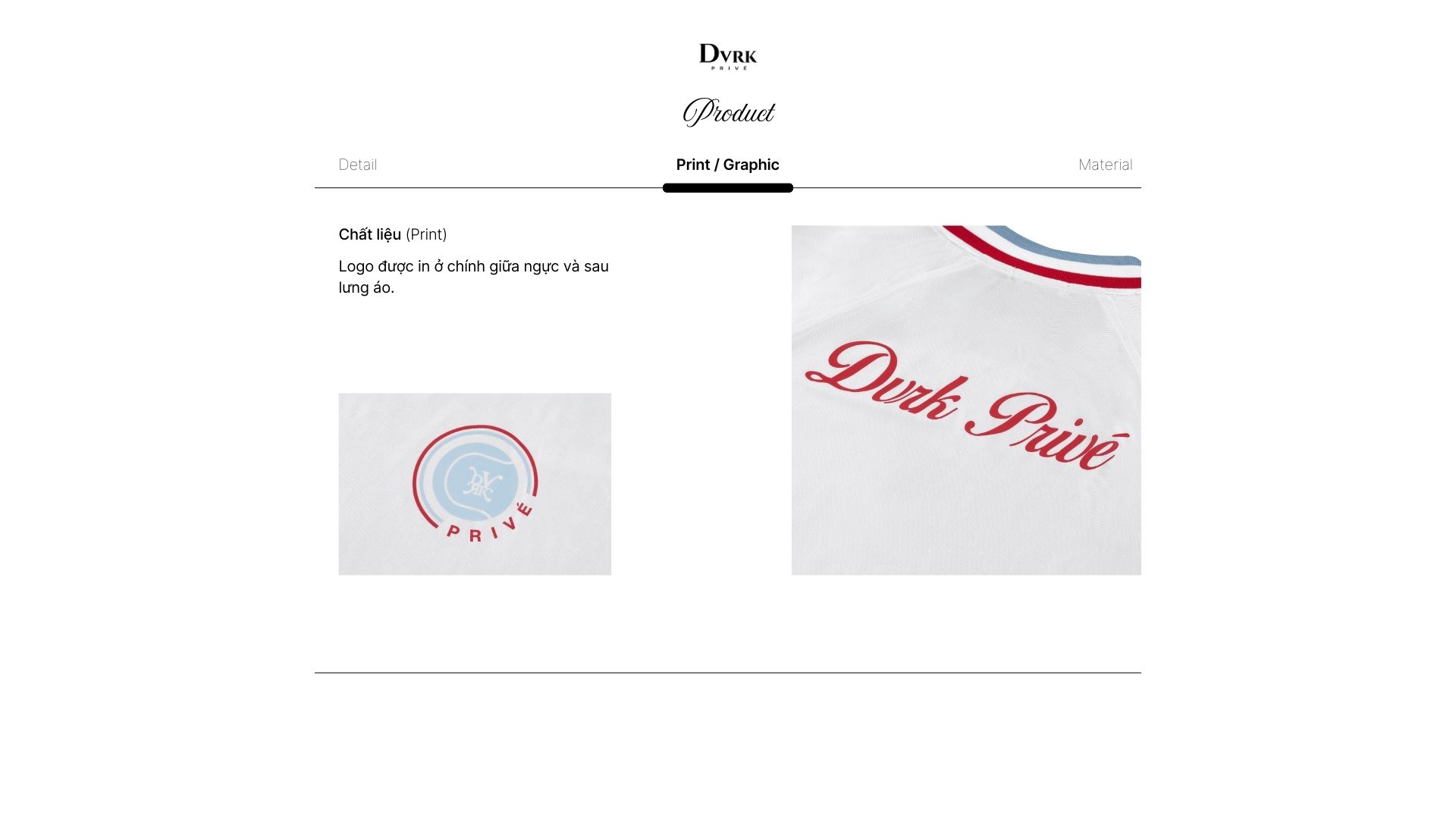 Mô tả DVRK - Áo Thun Baseball Tay Ngắn Cổ Sọc Form Loose Màu Trắng-DVRK-25R - 2
