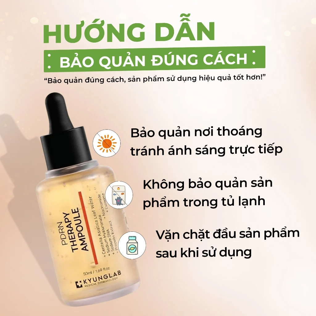 Mô tả Serum tế bào gốc cá hồi KyungLab PDRN trẻ hoá da ngăn ngừa lão hoá 50ml - 6