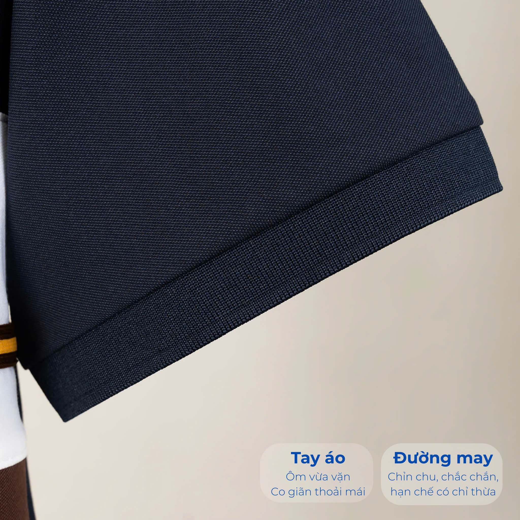 Mô tả Áo Polo Thun Nam Bigsize 80-140kg AKYOO Cao Cấp, Chất Liệu Cotton Co Giãn, Thoáng Mát - PL P DEN - 5