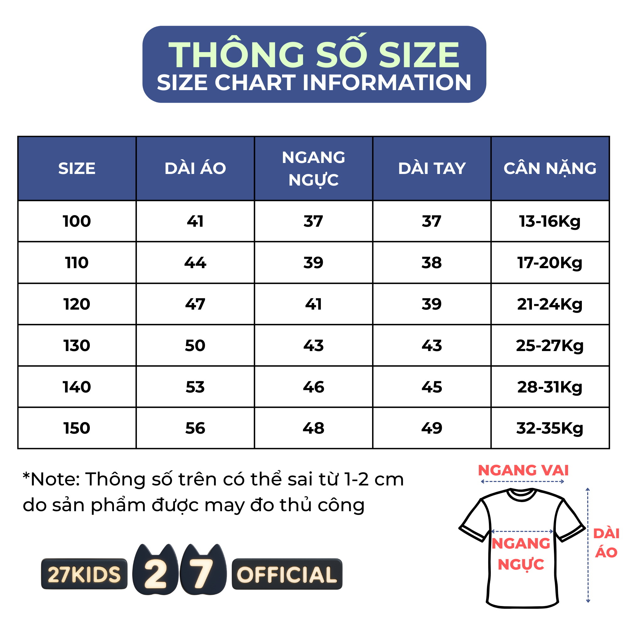 Áo sơ mi 27Kids KACADY nhiều màu sắc