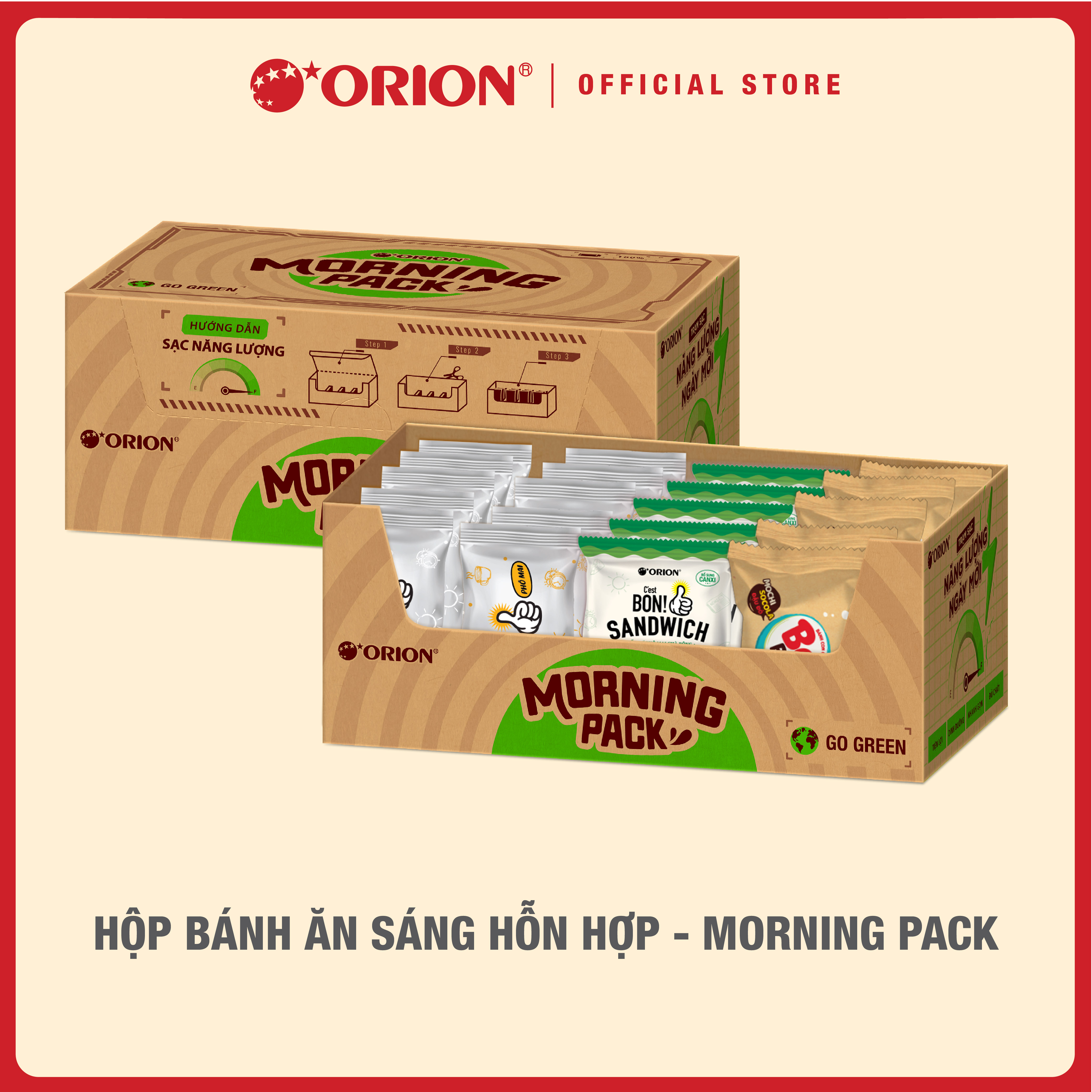 Mô tả HỘP BÁNH ĂN SÁNG ORION MIX 4 VỊ - 3
