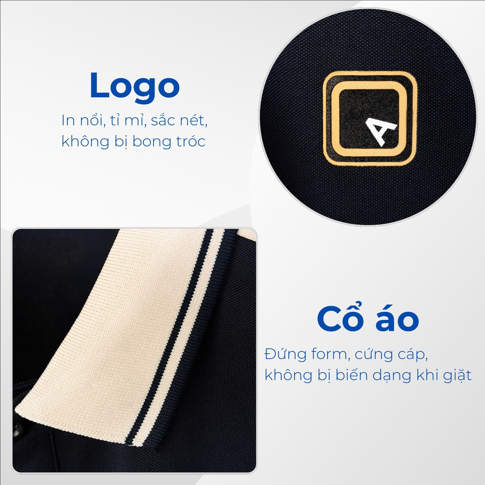 Mô tả Áo Thun Polo Nam Bigsize 80-140kg AKYOO Chất Liệu CVC Cao Cấp - PL X THAN - 3