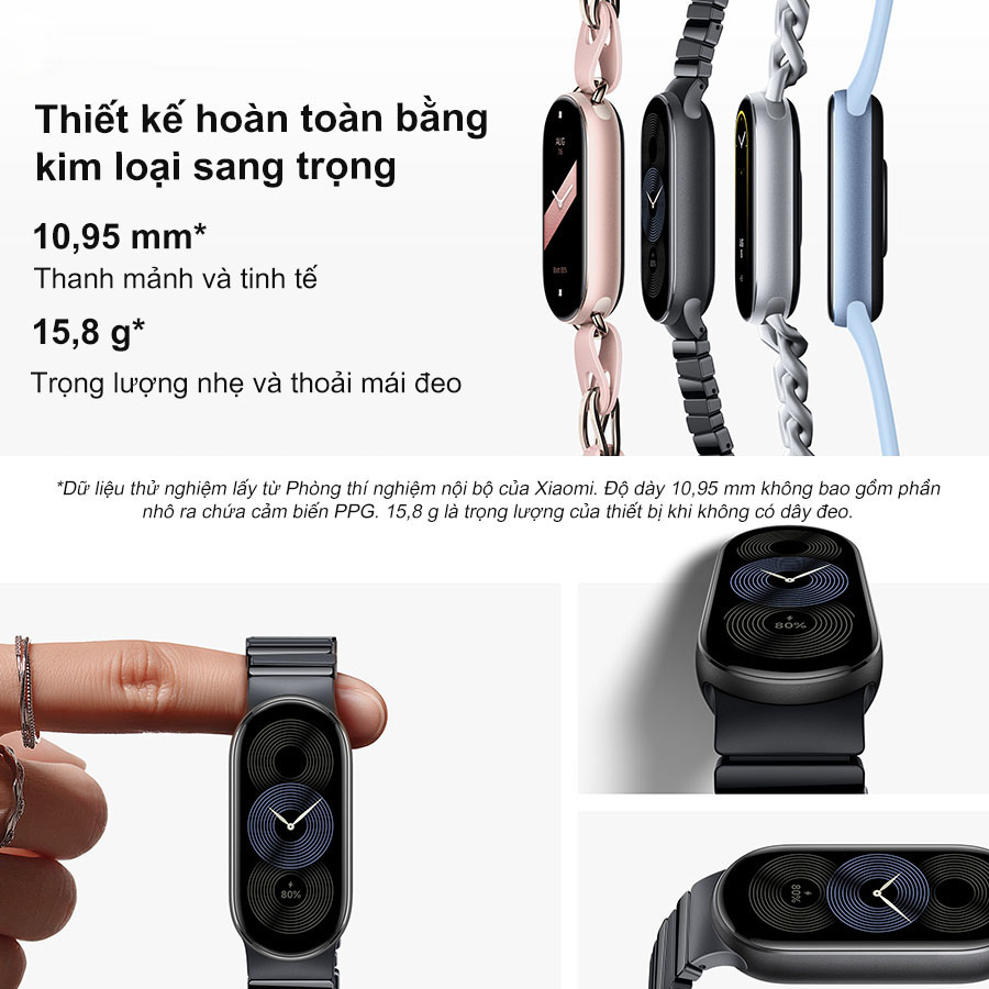Đồng hồ Xiaomi Smart Band 9 độ sáng màn hình
