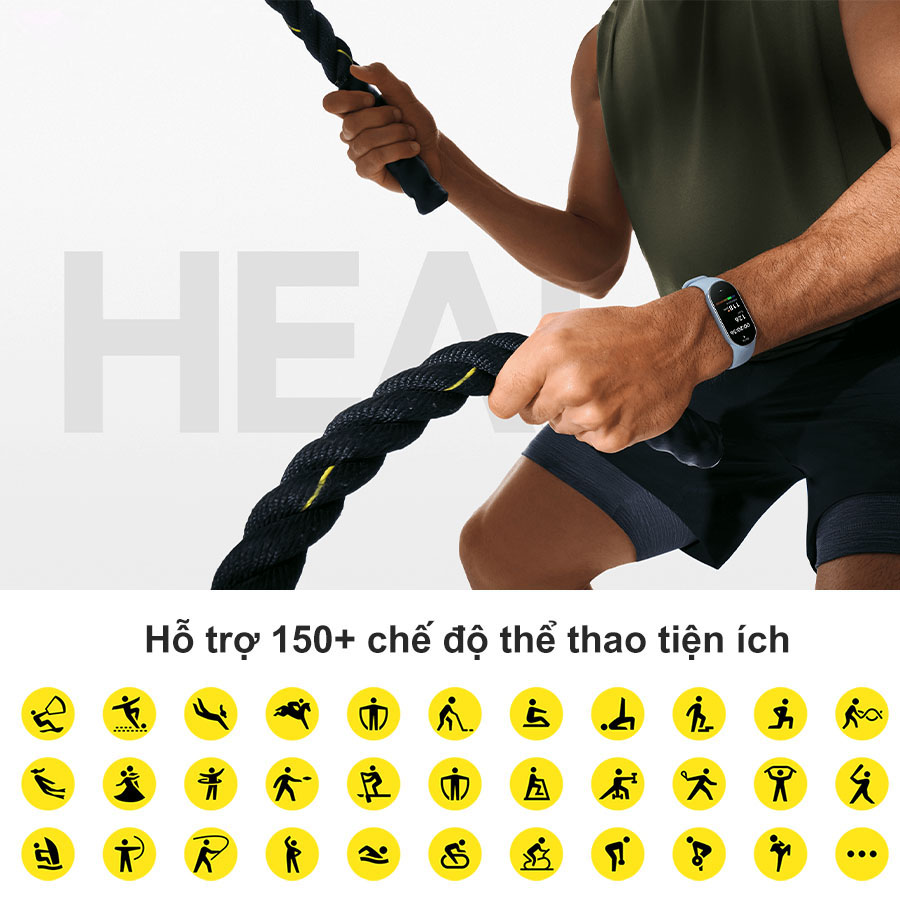 Đồng hồ Xiaomi Smart Band 9 150 chế độ thể thao