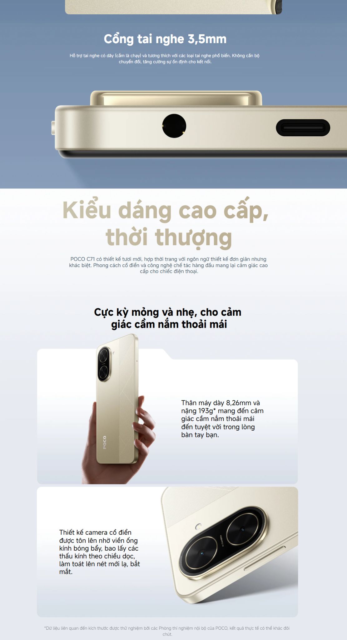 Mô tả Điện Thoại Thông Minh POCO C71 (3+64GB) | Màn rộng 6,88" | Vi xử lý 8 nhân | Camera kép 32MP AI | Mở khóa mặt, vân tay - 7