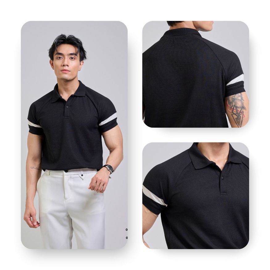 Áo Polo Nam AKUBA - Chi tiết cổ áo