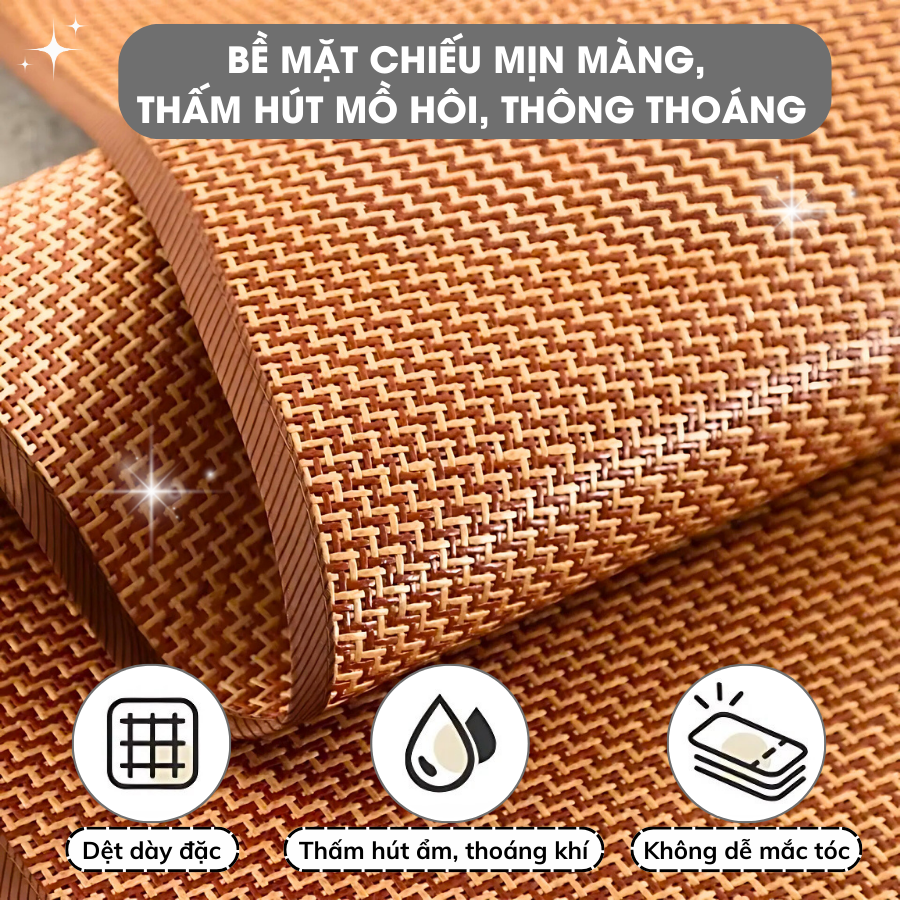 Chiếu điều hoà sợi mây bền đẹp
