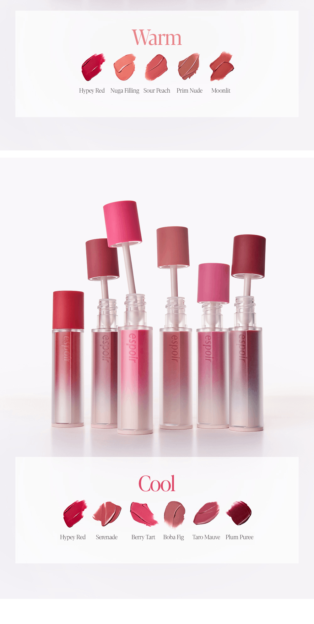 Mô tả Son Kem Lì Espoir Couture Lip Tint Fitting Blur 4gr/ Blur Velvet 5.5gr - 5