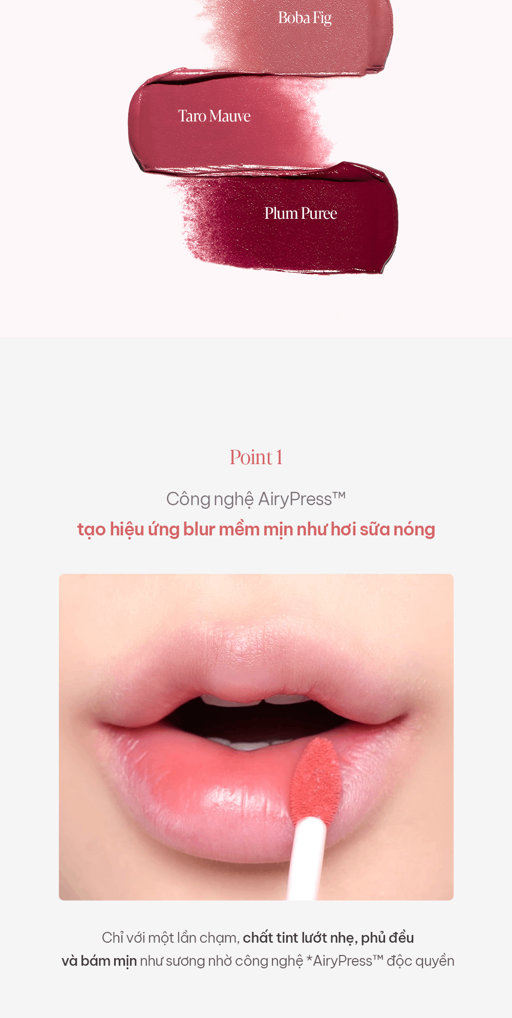 Mô tả Son Kem Lì Espoir Couture Lip Tint Fitting Blur 4gr/ Blur Velvet 5.5gr - 7
