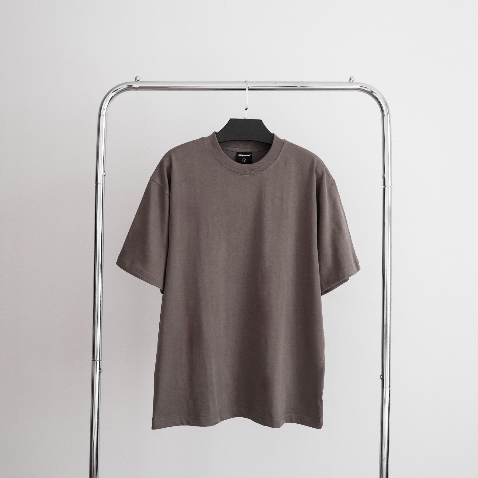 Mô tả Áo Thun Trơn NEWSEVEN Premium Form Oversize Unisex Nam Nữ  AT.500 - 4