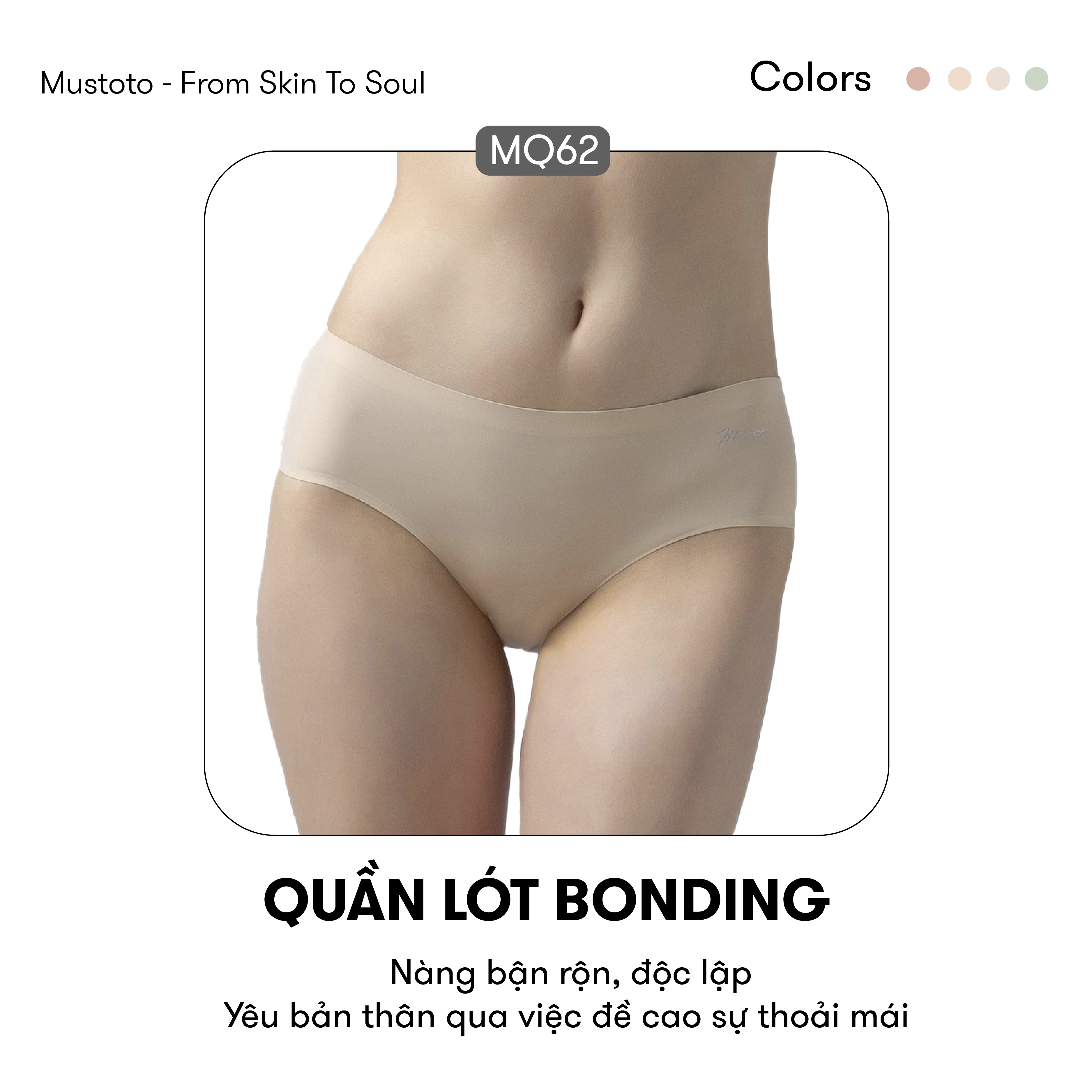 Mô tả Quần Lót Nữ Mustoto Tàng Hình Không Đường May Mềm Mịn Thoải Mái (MQ62) - 1