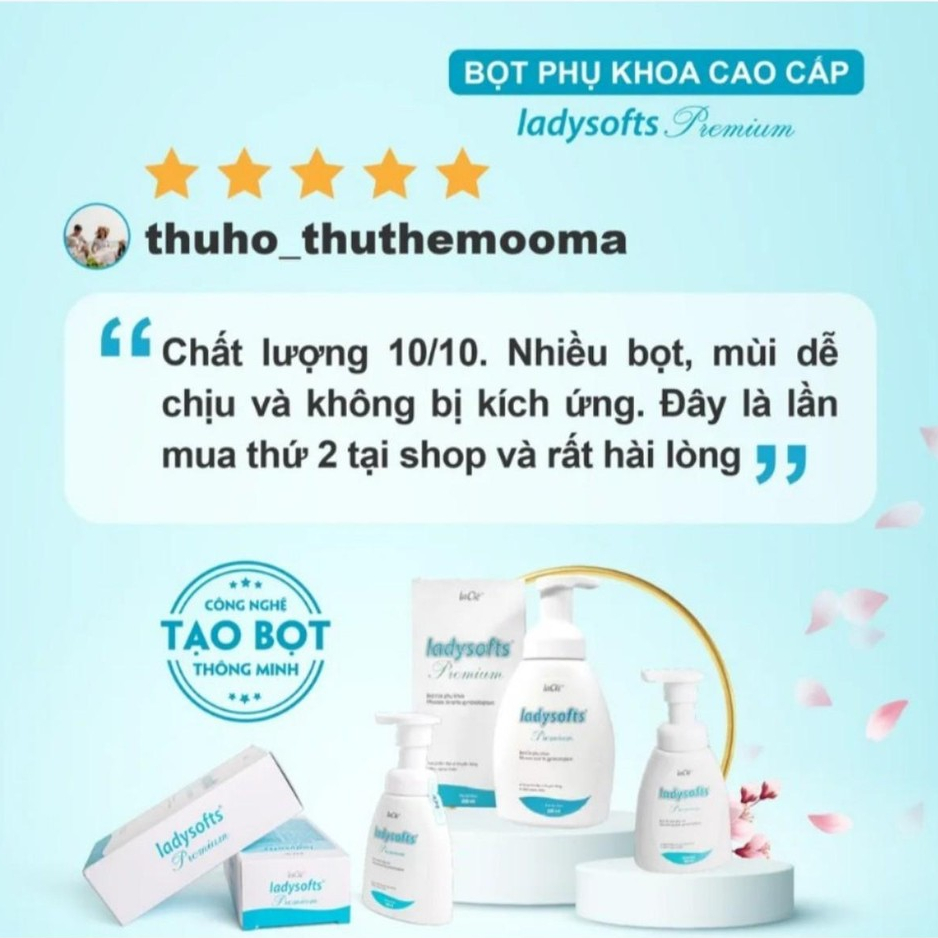Mô tả Dung Dịch Vệ Sinh Phụ Nữ Dạng Bọt Ladysofts Premium Làm Sạch Và Duy Trì Độ pH Tự Nhiên 100ml - 250ml - 9