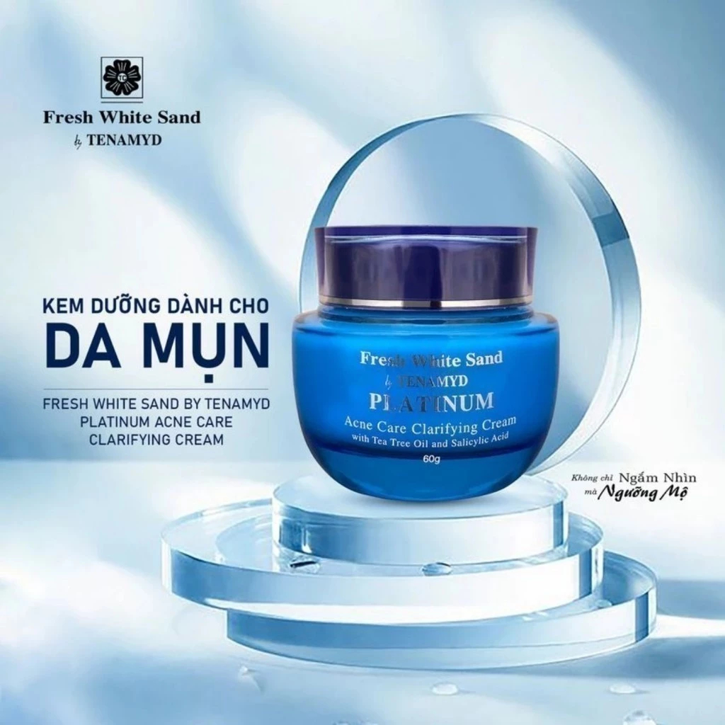 Mô tả Kem Dưỡng Tenamyd Platinum Acne Care Clarifying Cream Làm Dịu Và Cải Thiện Vùng Da Có Mụn 60g - 4