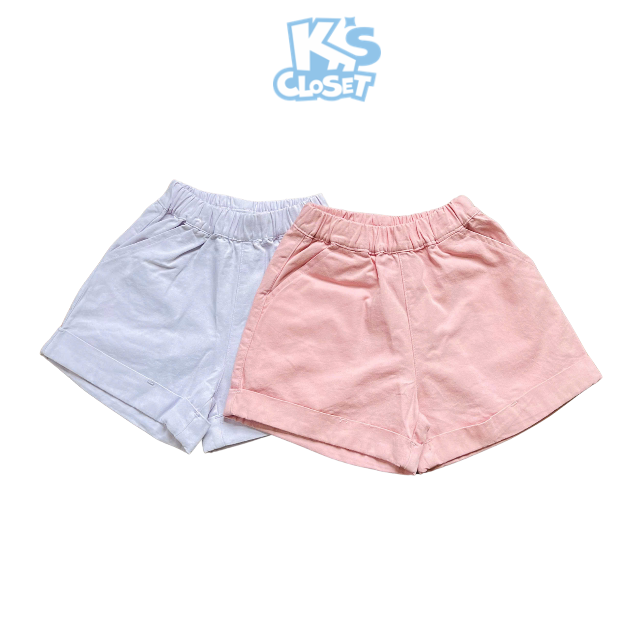 Mô tả Quần Sooc K'S CLOSET Chất Liệu Vải Kaki Mềm Cho Bé Gái (2-14 tuổi) từ 10kg-50kg E127FIS - 1