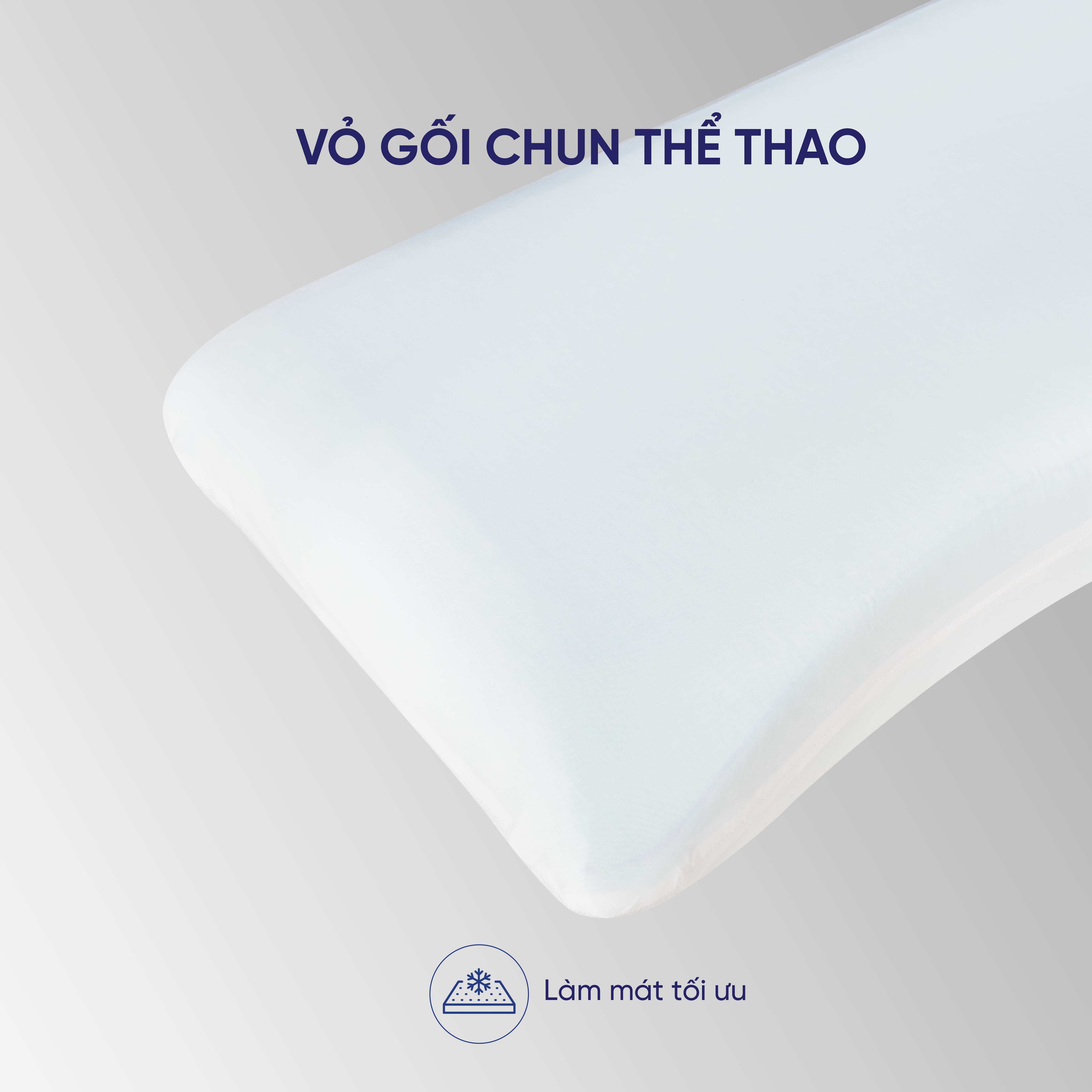 Mô tả Gối foam iComfy Sofy Air công nghệ Aero Memory Foam độc quyền (BST Ngủ Mát) chính hãng Vua Nệm - 3