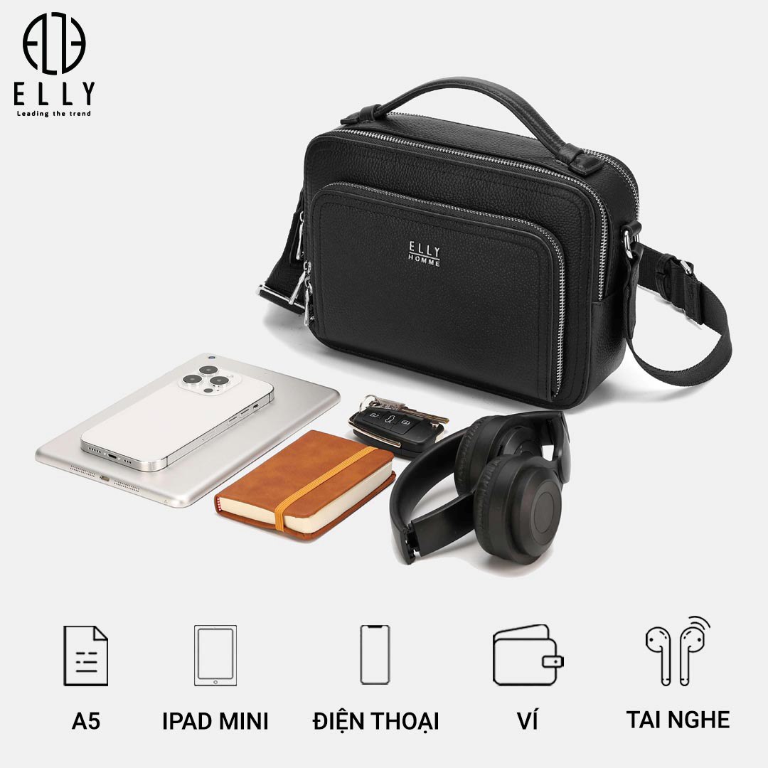 Kích thước túi ELLY ETM32 và vật dụng