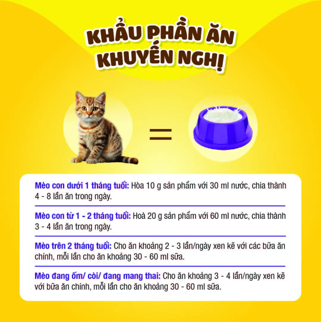 Mô tả Dr.Kyan - Sữa bột PRECATEN GOLD cho mèo lon 100g - DrKyan - 6