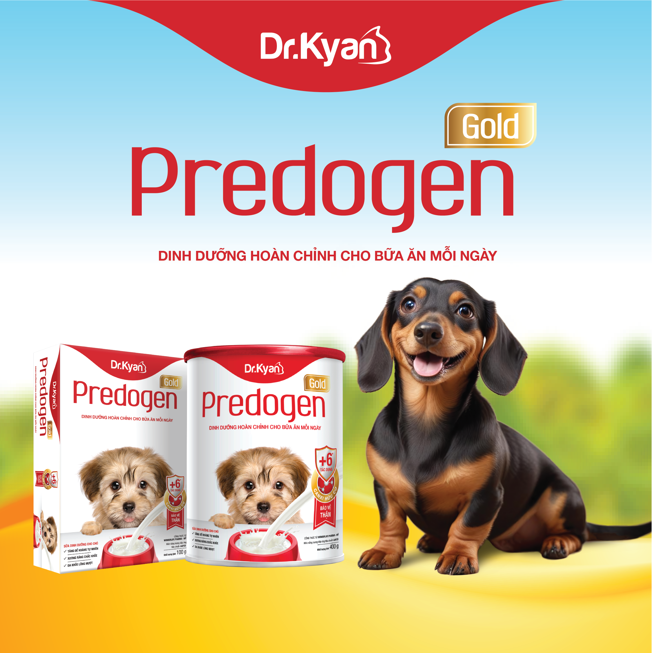 Mô tả Dr.Kyan - Sữa bột PREDOGEN GOLD cho chó lon 400g - DrKyan - 1