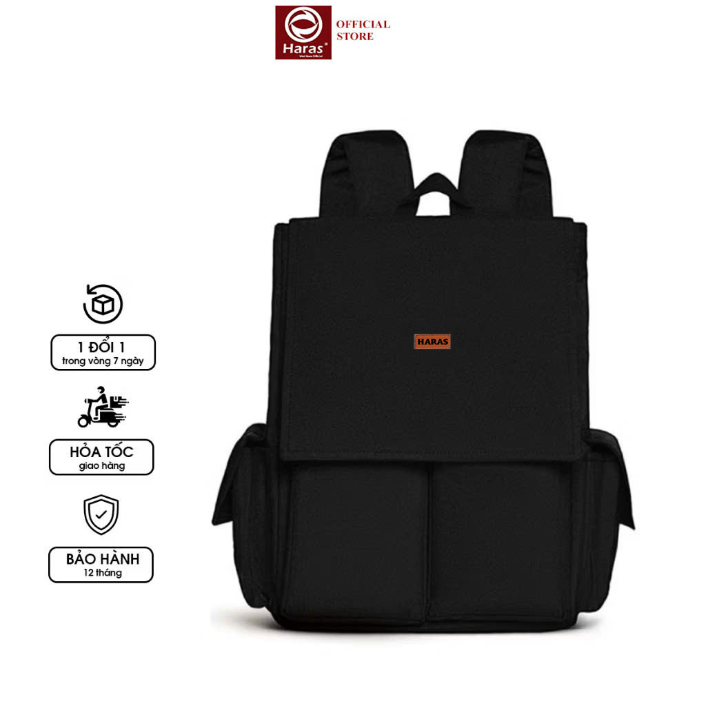 Mô tả Balo Nam Nữ Có Ngăn Đựng Laptop 15.6 inch Trượt Nước Cao Cấp HARAS HR369 - 1