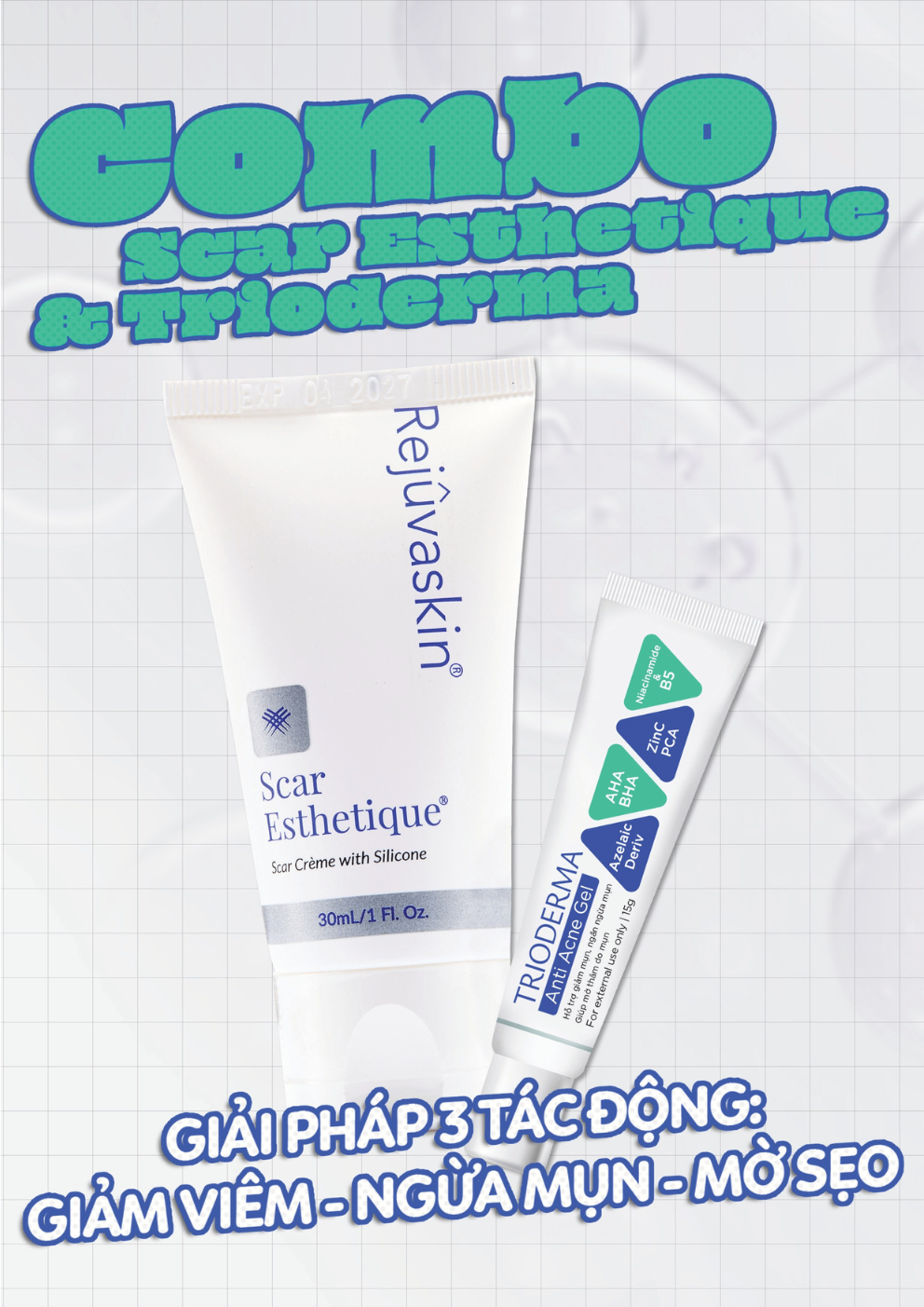 Kem Scar Esthetique 10ml - Mặt trước