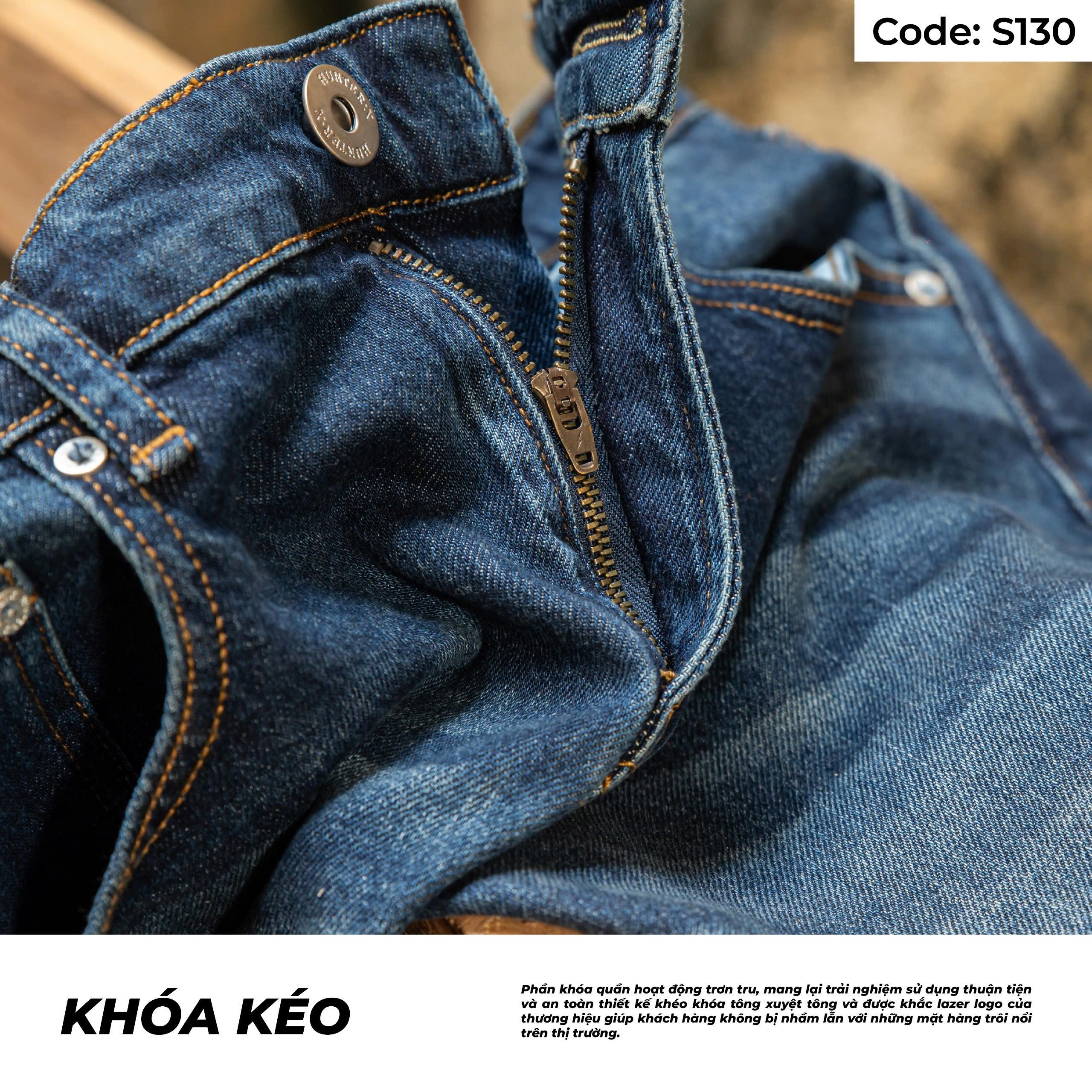 Mô tả Quần Short Jeans Nam Xanh Wash Sáng S130 Denim Spandex Co Giãn Just Men Thời Trang Nam - 3