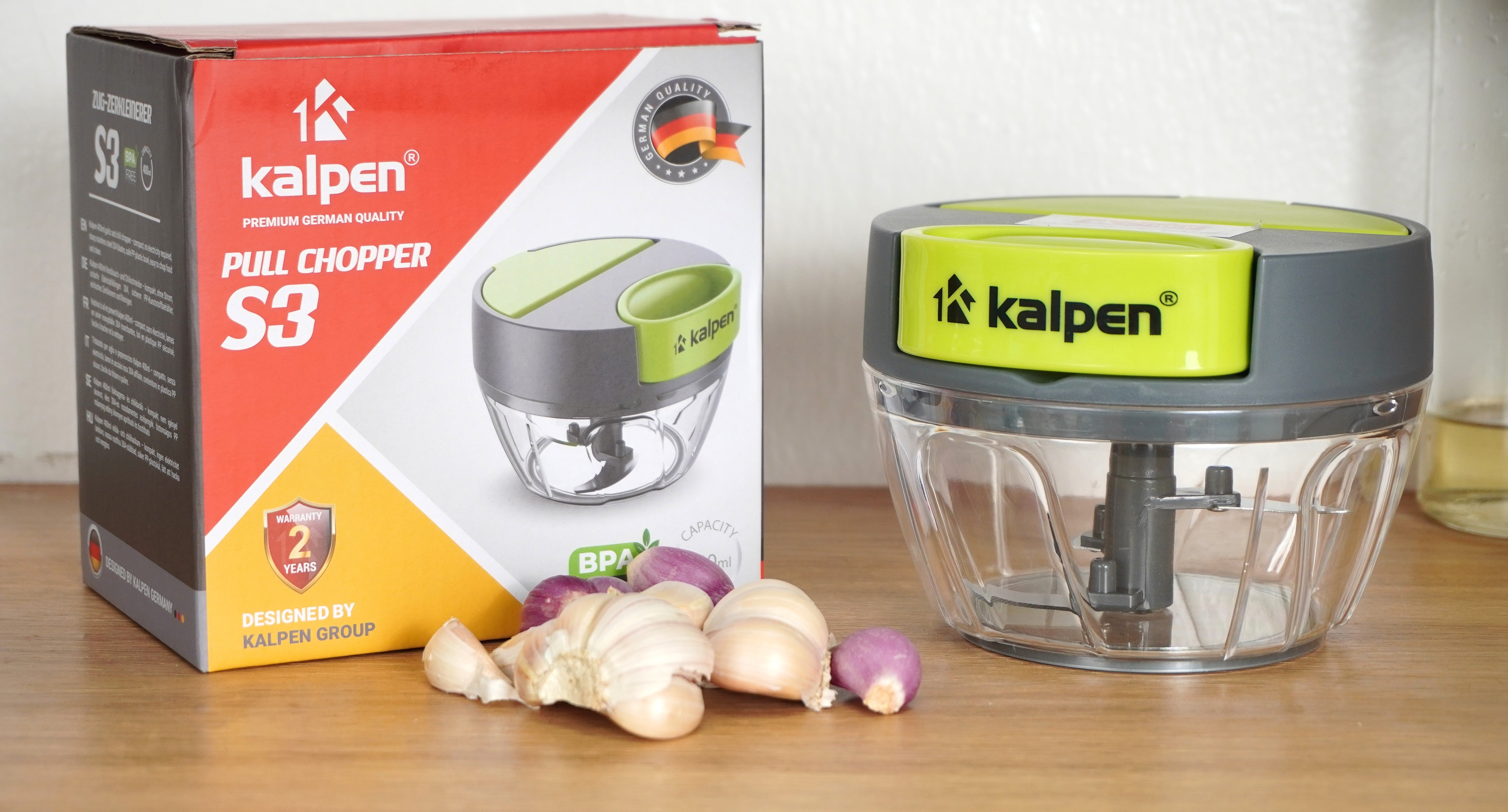 Hoạt động bằng tay Dụng Cụ Xay Tỏi Ớt Kalpen S3
