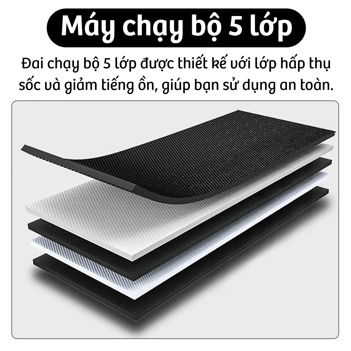 Mô tả MALL - BG Máy chạy bộ KHÔNG SỬ DỤNG ĐIỆN, máy chạy bộ cơ đa năng cho người luyện tập nâng cao SH-305 - 5
