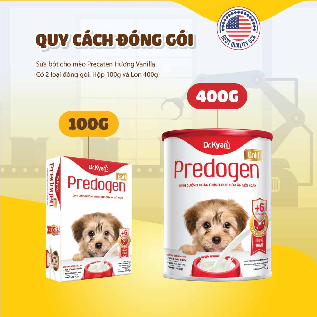 Mô tả Dr.Kyan - Sữa bột PREDOGEN GOLD cho chó lon 400g - DrKyan - 6