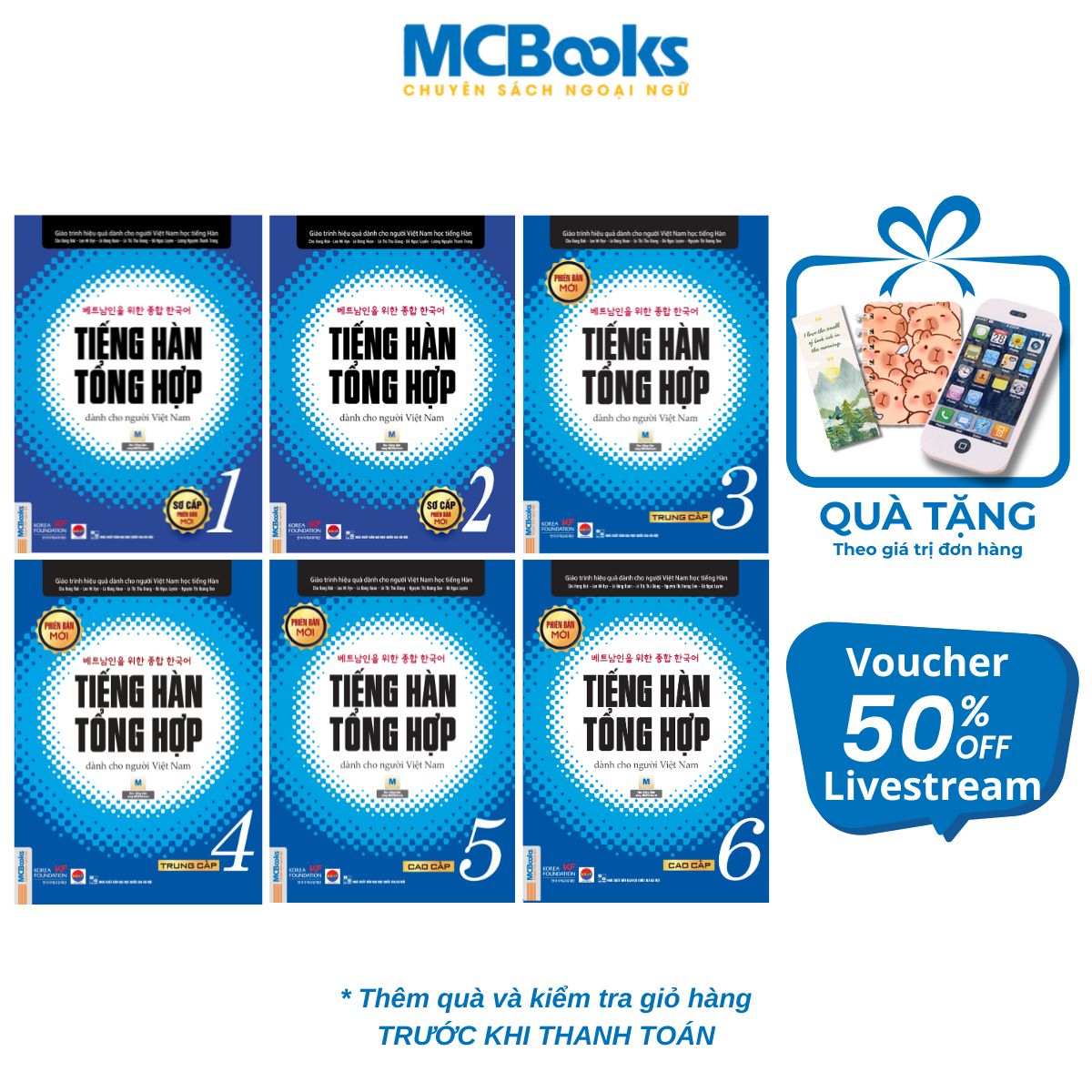 Mô tả Sách - Tiếng Hàn Tổng Hợp Dành Cho Người Việt Nam - Giáo trình kèm sách bài tập - MCBooks - 1