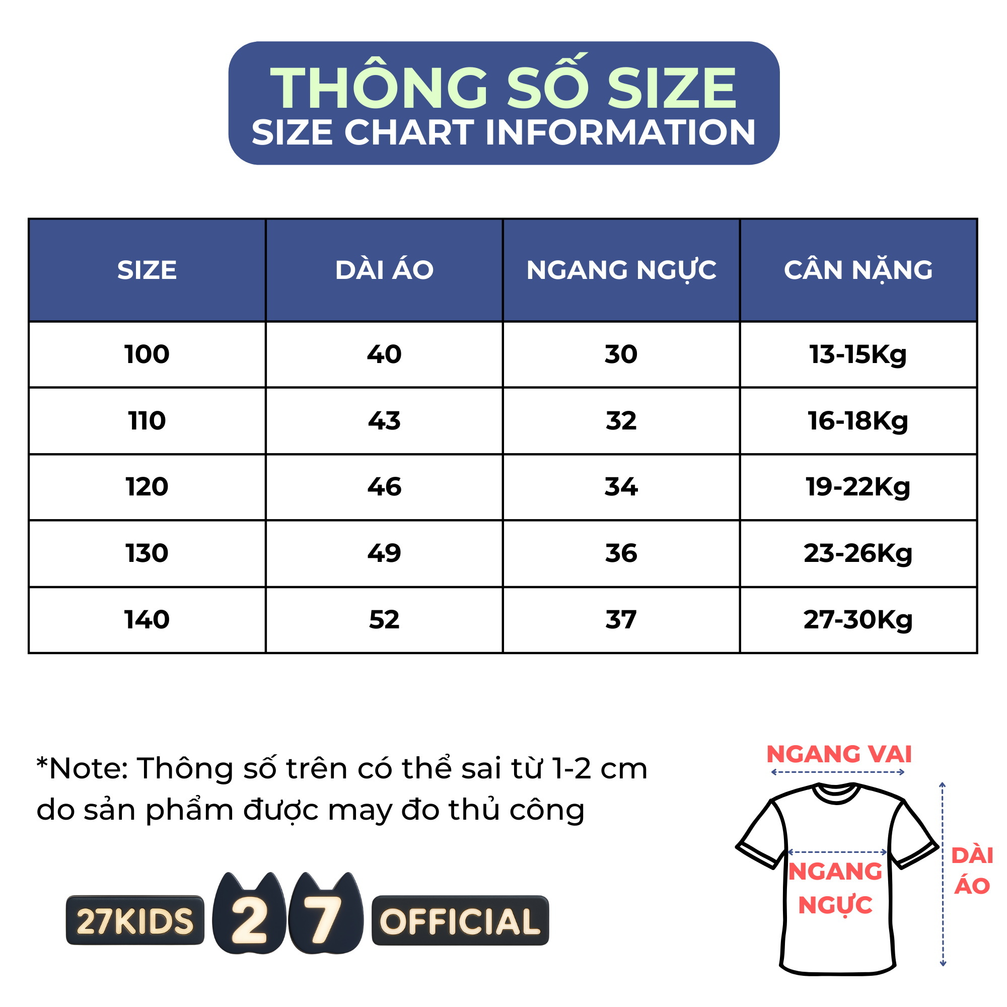 Áo thun bé trai 27Kids 1