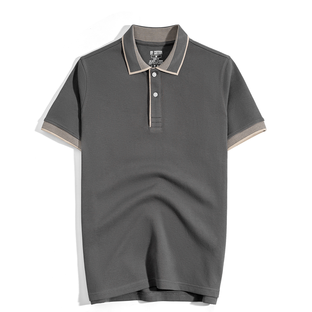 Mô tả Áo Thun Polo Nam By Cotton Cao Cấp Polo 2Layer 3 Màu - Viền Bo - 2