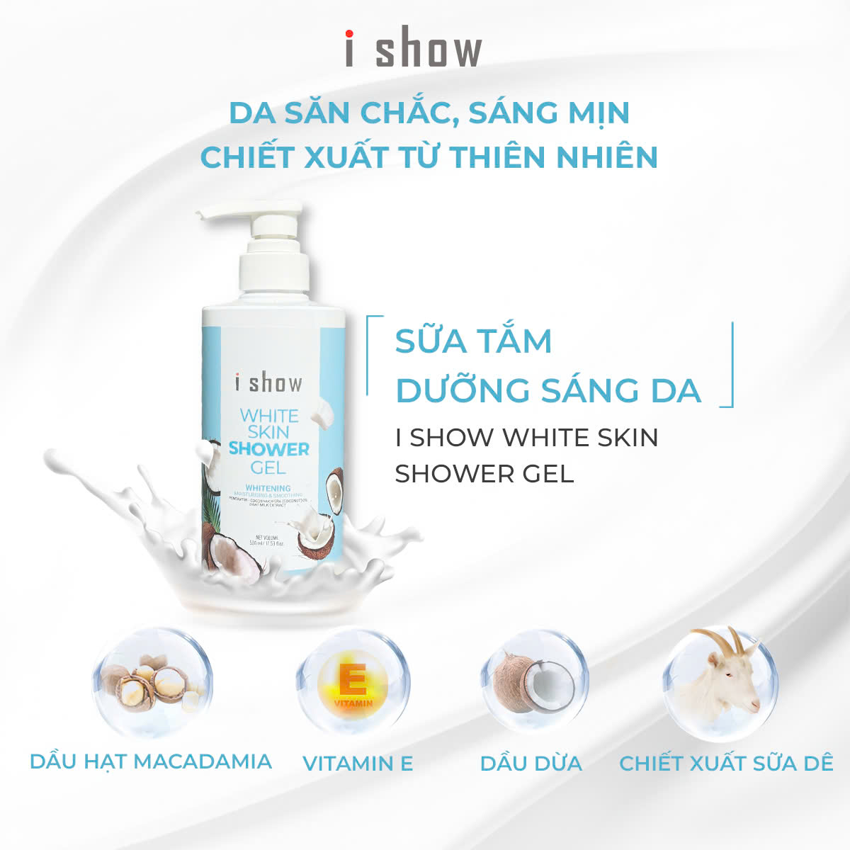 Mô tả Combo Sữa Tắm Dầu Gội I SHOW Chăm Sóc Dưỡng Ẩm Da Và Giảm Gãy Rụng Tóc Hương Thơm Thanh Mát Dễ Chịu - 2