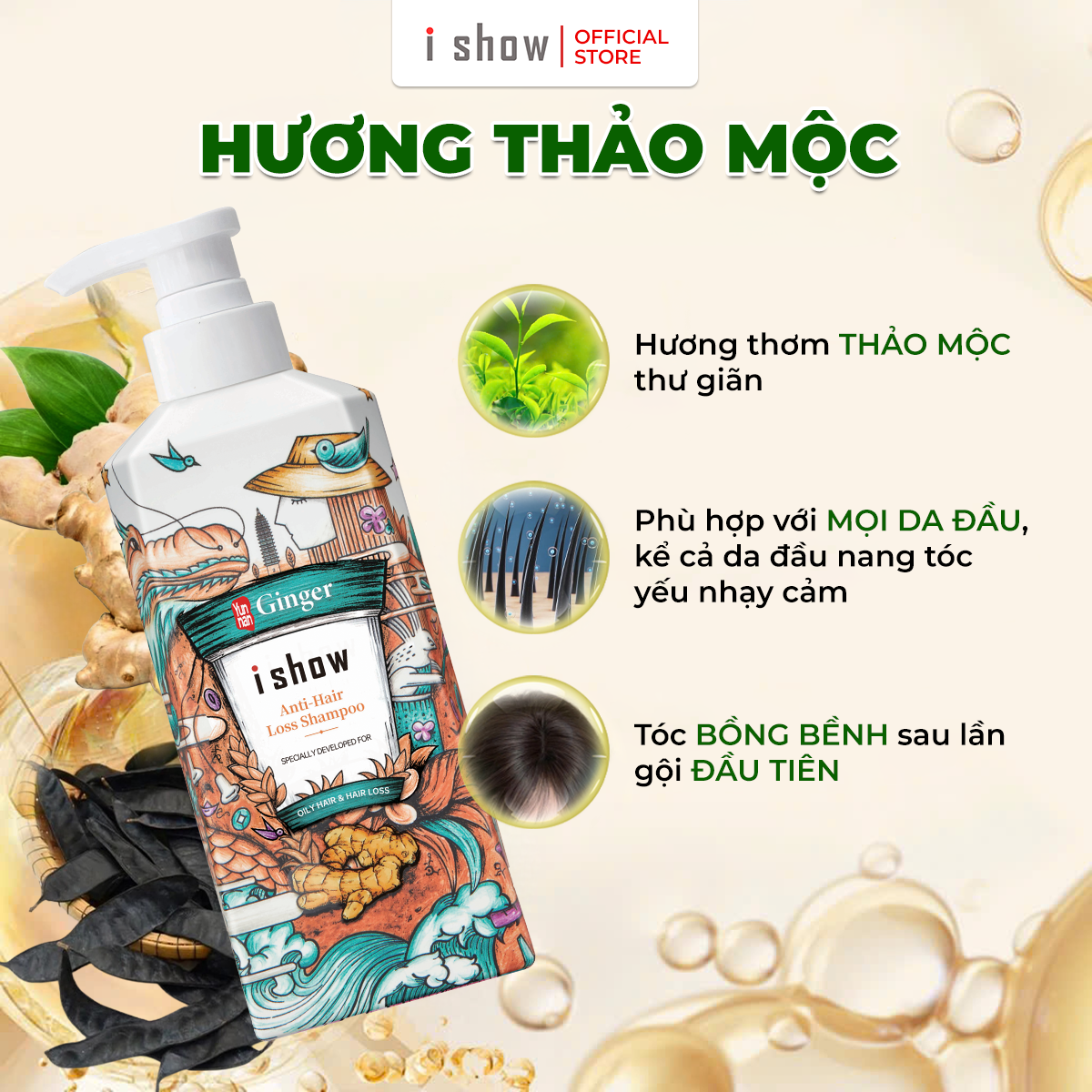 Mô tả Combo Sữa Tắm Dầu Gội I SHOW Chăm Sóc Dưỡng Ẩm Da Và Giảm Gãy Rụng Tóc Hương Thơm Thanh Mát Dễ Chịu - 3