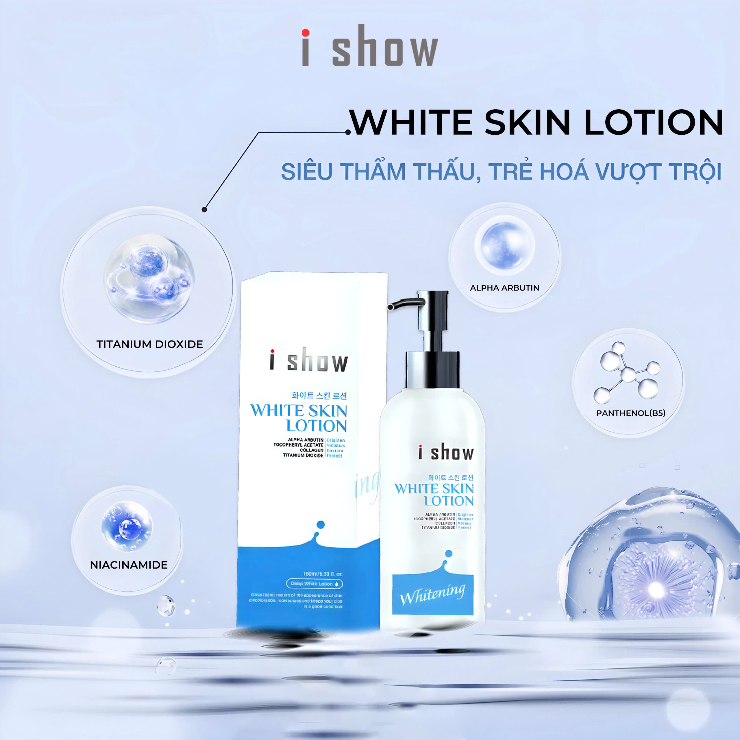 Mô tả Sữa Dưỡng Thể Trắng Da Body I SHOW Dưỡng Trắng Da Siêu Cấp Ẩm Làm Săn Chắc Phục Hồi Làn Da Body - 2