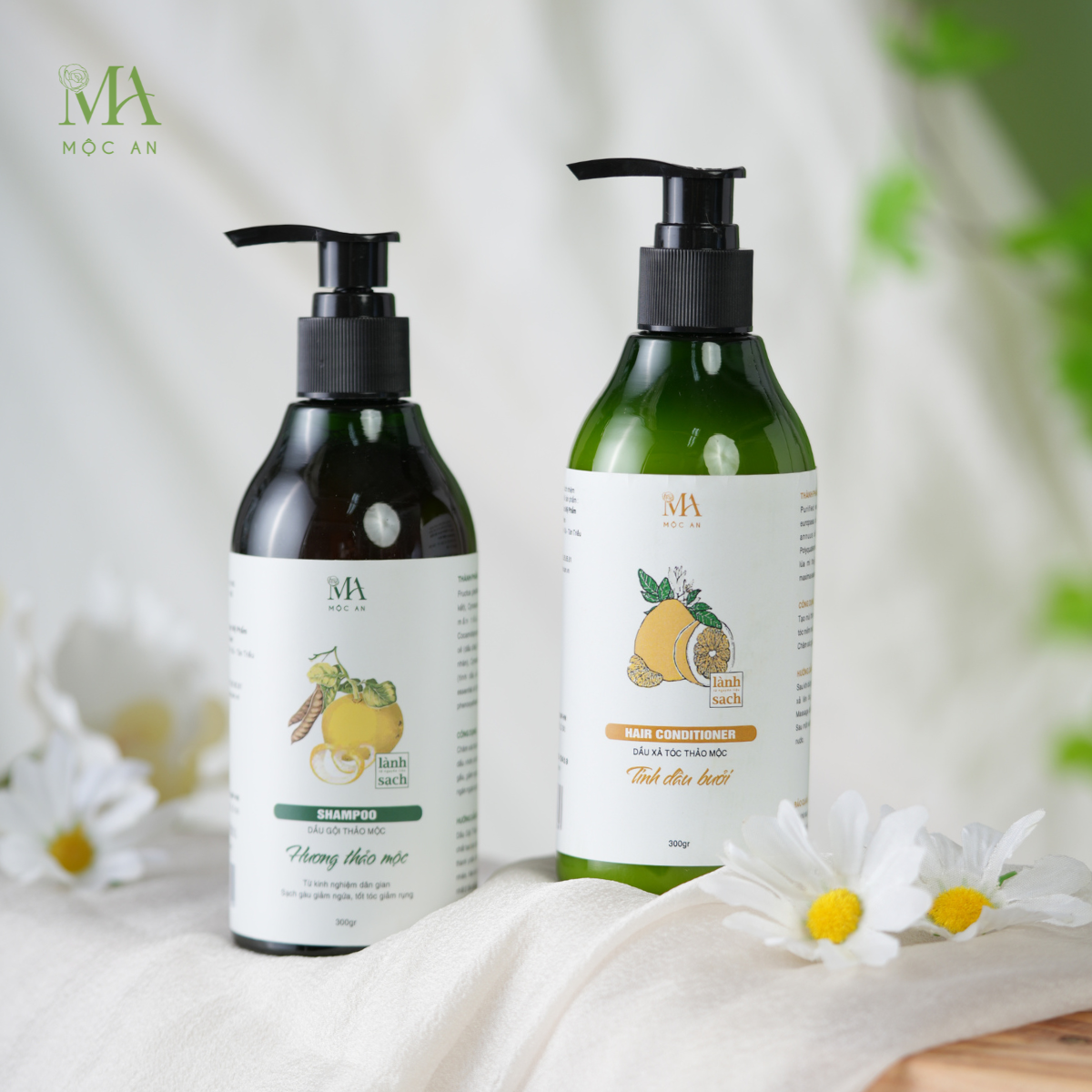 Mô tả Bộ Dầu Gội Xả Thảo Mộc Mộc An Giảm Gãy Rụng, Nuôi Dưỡng Mái Tóc Chắc Khoẻ - 8