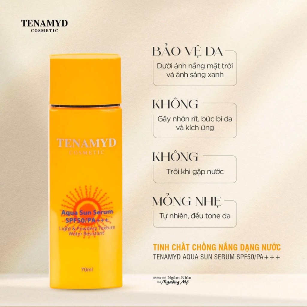 Mô tả Tinh Chất Chống Nắng Bảo Vệ Da Tenamyd Aqua Sun Serum SPF 50/ PA+++ 70ml - 4